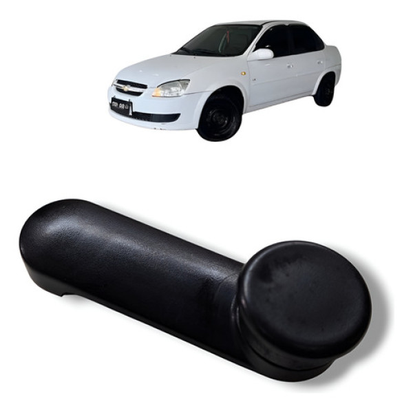 Manivela Vidro Porta Classic 1.0 2011 Preto