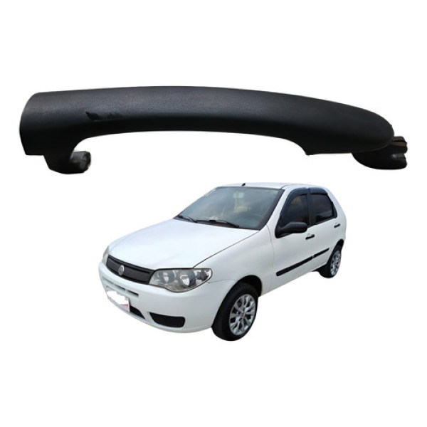 Macaneta Dianteira Direita Palio Sapao 1.0 2007 2015 Preta Traseira