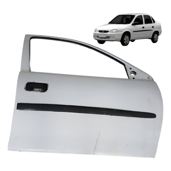 Porta Dianteira Direita Chevrolet Classic 1.0 2001  16v Direito Branco