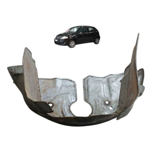 Defletor Calor Escapamento Citroen C3 1.4 8v 2010 2012