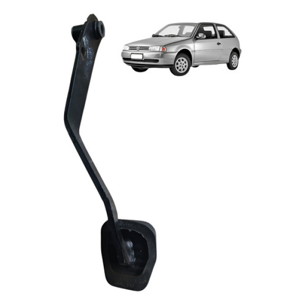 Pedal Freio Volkswagen Gol G2 1.0 2p 2001 2002 Preto