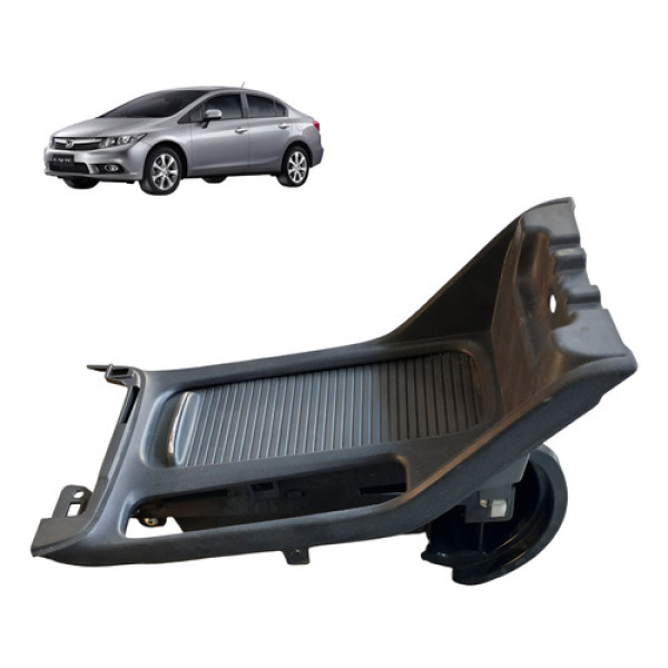 Porta Copo Central Honda New Civic 2012 2014 Preto