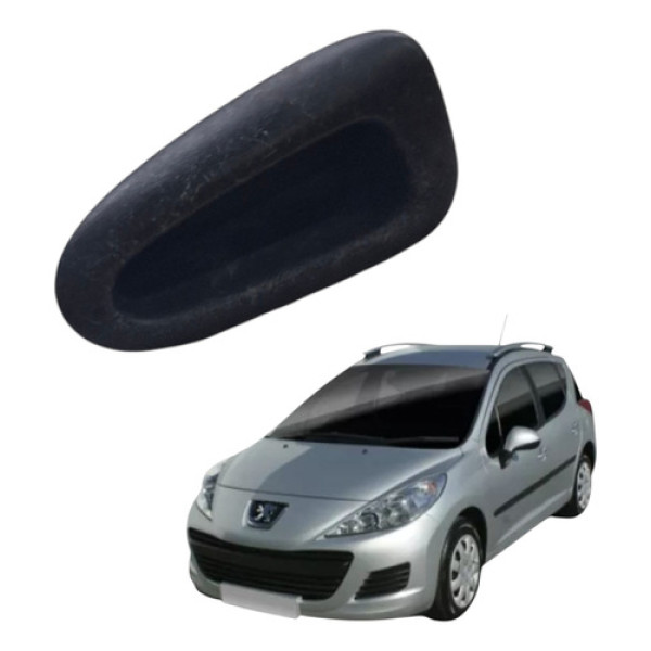 Puxador Porta Dianteira Direita Peugeot Sw 207 1.4 2010 Preto
