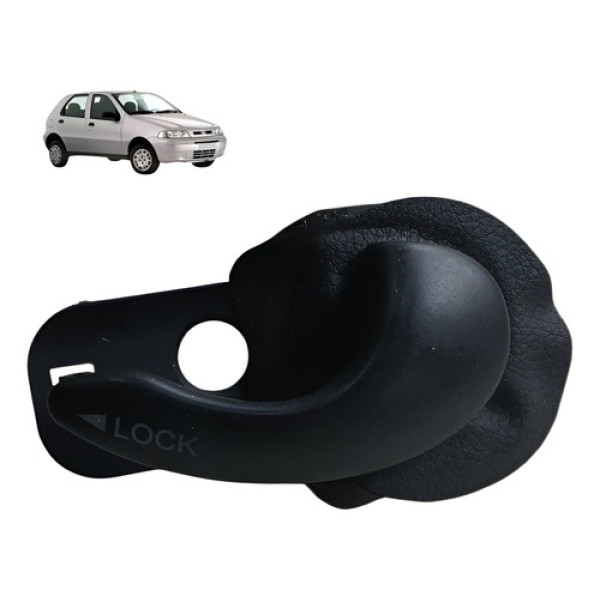 Macaneta Traseira Direita Fiat Palio 1.0 4p 8v 2003 2004 Preto Traseira