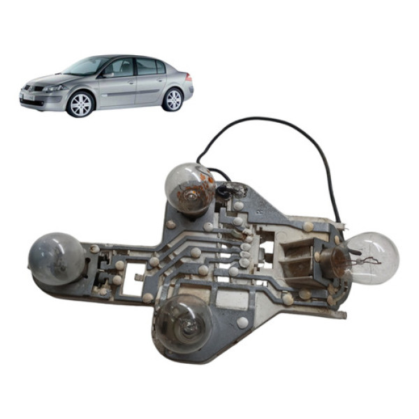 Soquete Lampada Traseira Direita Renault Megane 1.6 16v 2007