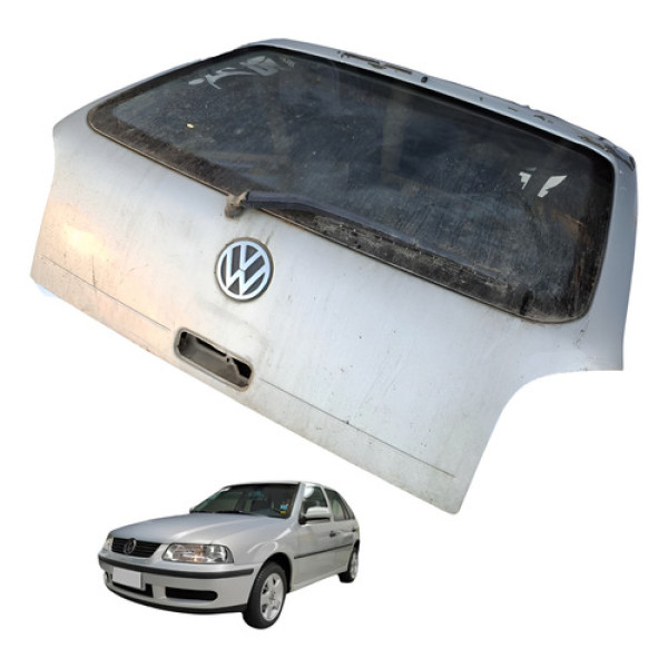 Tampa Traseira Volkswagen Gol G3 1.0 2001 Prata