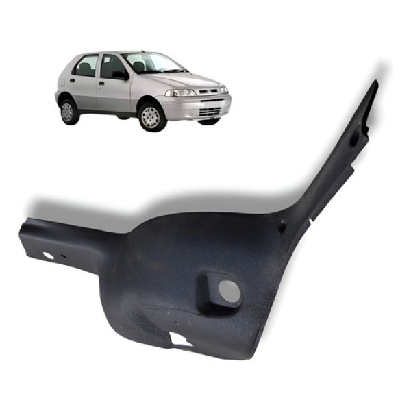 Moldura Soleira Traseira Direita Fiat Palio 1.0 8v 2003usado Preto