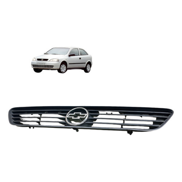 Grade Dianteira Chevrolet Astra 2.0 Gl 2002 2p Detalhe Preto Fosco