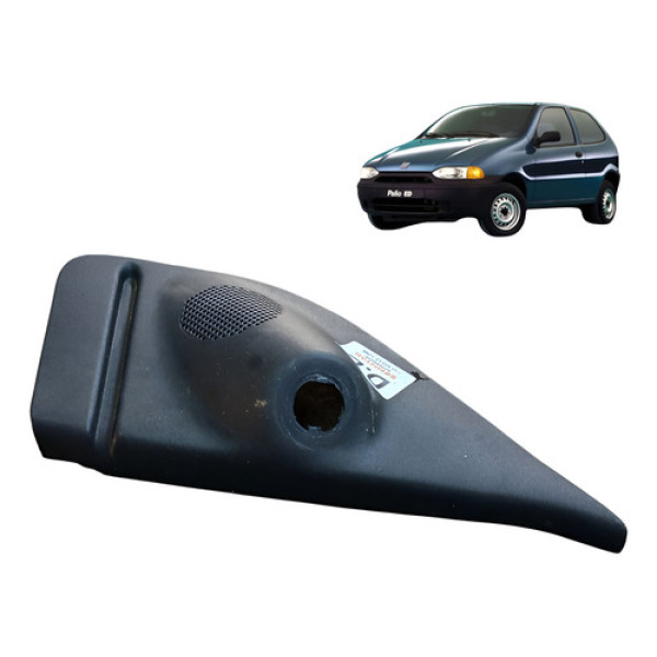 Moldura Direito Retrovisor Fiat Palio Ed 1.0 2p 1998 1999 Preto
