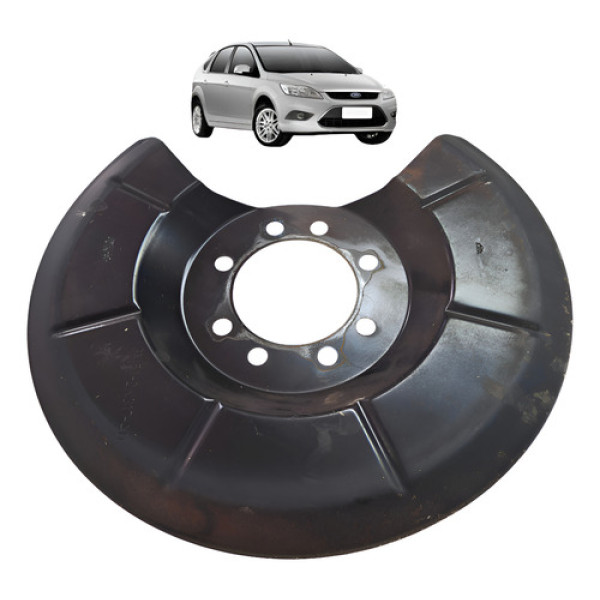 Espelho Disco Traseiro Esquerdo Ford Focus 2.0 2011 2012 Preto