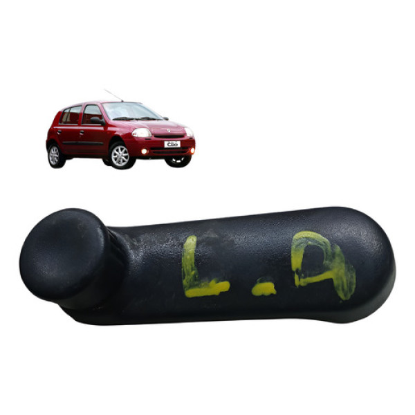 Manivela Dianteira Direito Renault Clio 4p 1.0 16v 2003 2005 Preto