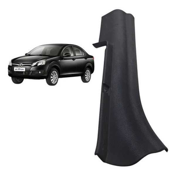 Soleira Porta Traseira Direita Jac J3 1.4 2011 Preto