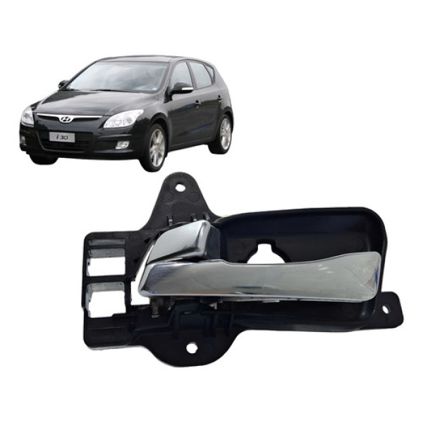 Maçaneta Interna Traseira Esquerda Hyundai I30 2008  Traseira