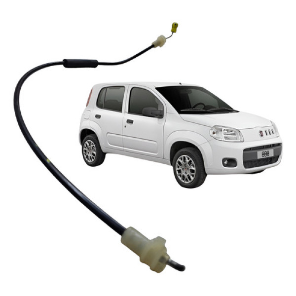Cabo Fechadura Dianteira Esquerda Fiat Uno Vivace 1.0  2015 Preto
