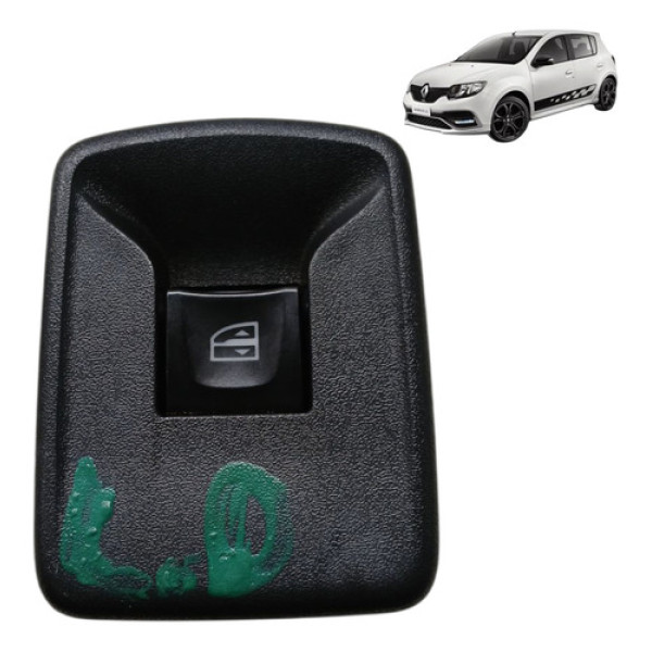 Botao Vidro Eletrico Direita Sandero 1.0 3cc 2015 2019