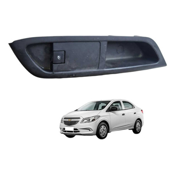 Moldura Botao Vidro Chevrolet Prisma Ltz 1.4 2017 2019