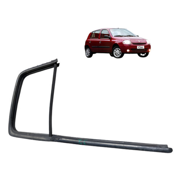 Pestana Traseira Esquerda Renault Clio 1.0 4p 16v 2003 2005 - Preto