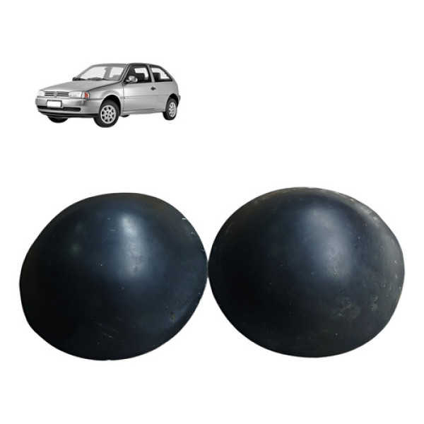 Tampa Borracha Amortecedor Volkswagen Gol G2 1.0 2p 2001 Preto