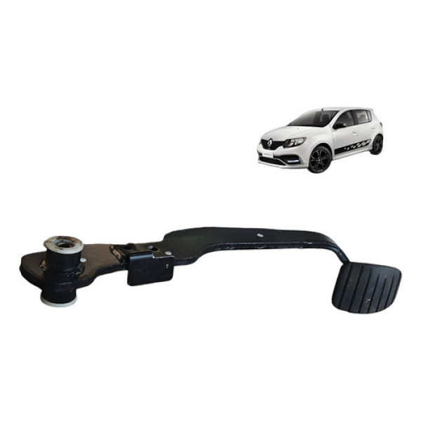 Pedal Freio Renault Sandero 1.0 3cc 2015 2019 Preto