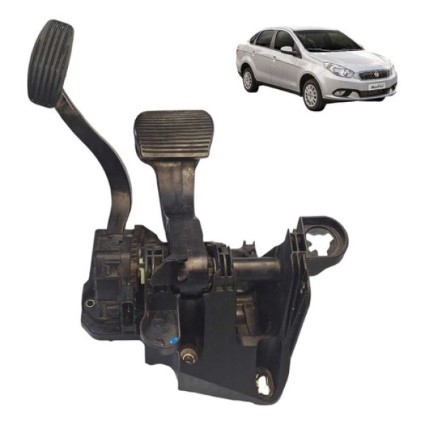 Conjunto Pedais Fiat Grand Siena Dualogic 1.6 2013 2019