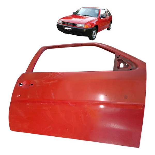 Porta Dinateira Direita Gol G2 Bola 1.0 8v 1999 Dianteira Direita Vermelho