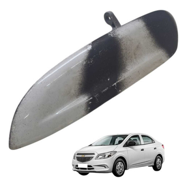 Macaneta Externa Traseira Esquerda  Prisma Ltz  1.4 2017 Branco Traseira