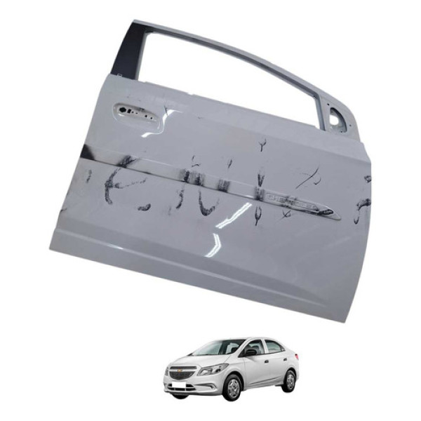 Porta Dinateira Direita Chevrolet Prisma Ltz  1.4 2017 Dianteira Direita Branco