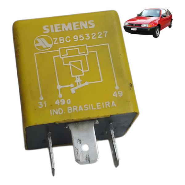 Rele Auxiliar Pisca Volkswagen Gol G2 Bola 1.0 8v 1999