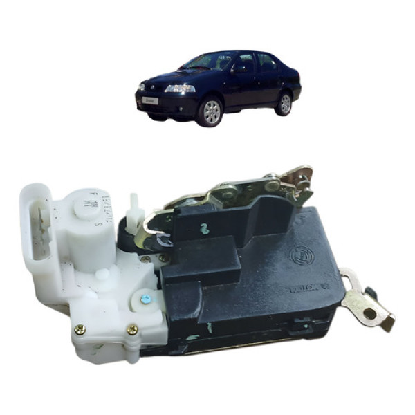 Fechadura Traseira Esquerda Fiat Siena 1.3 8v 2003 2004