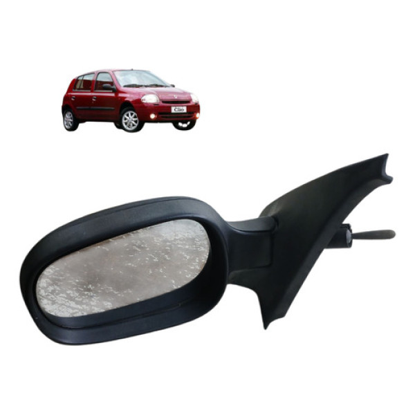 Espelho Retrovisor Esquerdo Renault Clio 1.0 16v 2003 2005
