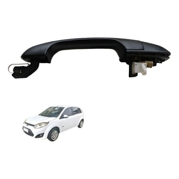 Macaneta Dianteira Direita Ford Fiesta 1.6 2011 - Preto - Dianteira