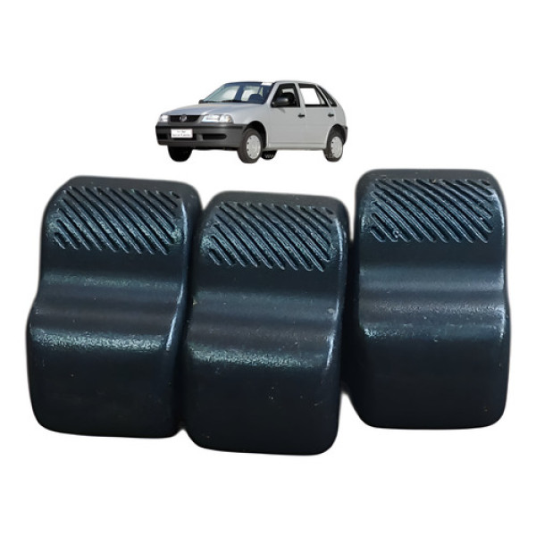 Botao Falso Painel Volkswagen Gol G3 2003 2004 Preto