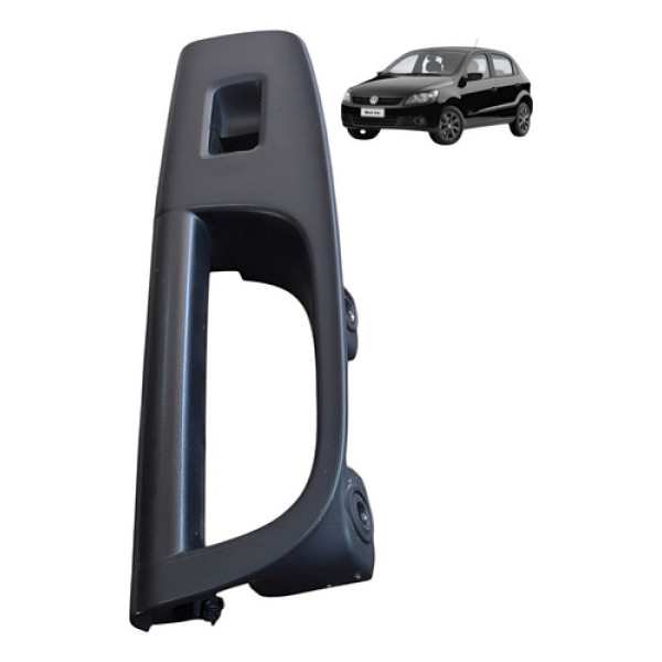 Puxador Porta Dianteiro Direito Volkswagen Gol G5 1.6 2010 Preto