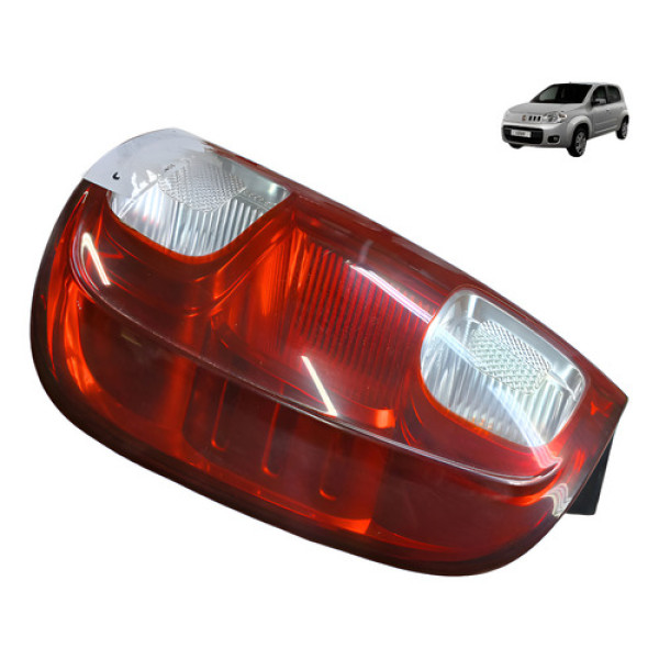 Lanterna Traseira Direita Fiat Uno Vivace 1.0 2010 2015 Direito/passageiro Vermelho