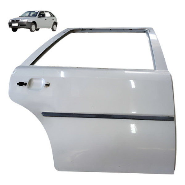 Porta Traseira Direita Volkswagen Gol G3 2003 2004 Traseira Direito Prata