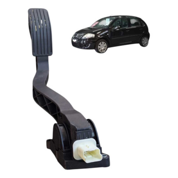 Pedal Acelerador Citroen C3 1.4 8v 2010 2012 Preto