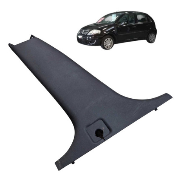 Moldura Inferior Esquerdo Citroen C3 1.4 8v 2010 2012