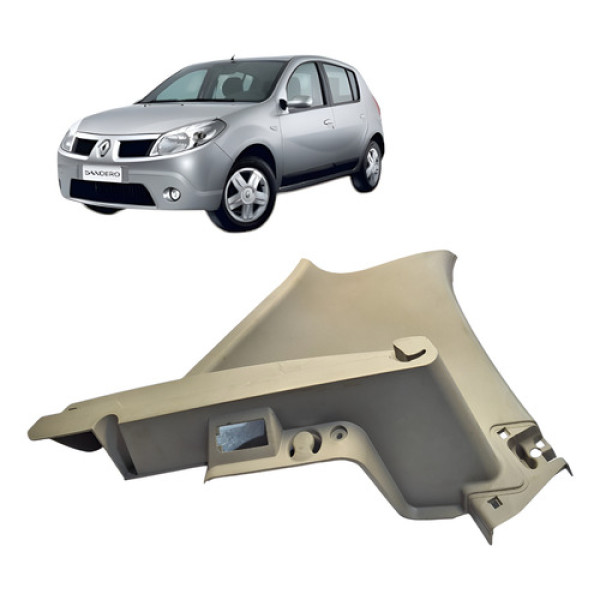 Suporte Tampao Bagagito Renault Sandero 2009 1.0 16v Cinza