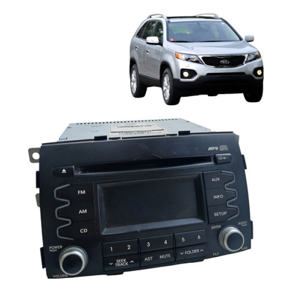 Som Rádio Kia Sorento 2.4 2011