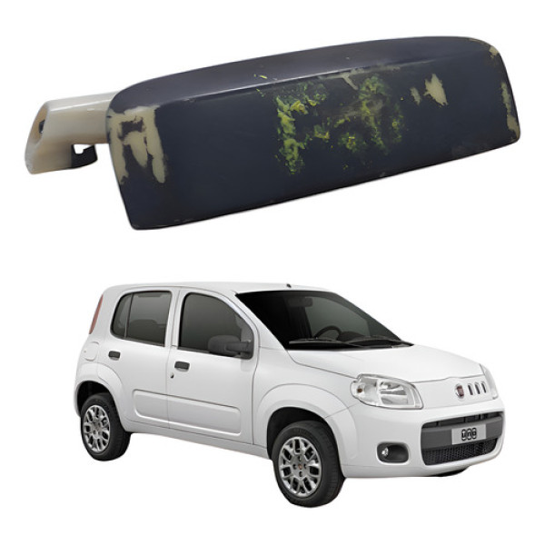 Macaneta Externa Dianteira Direita Fiat Uno Vivace 1.0 2015 Preto Dianteira