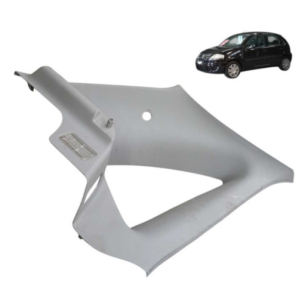 Suporte Bagagito Traseiro Esquerdo Citroen C3 1.4 2010 2012 Branco