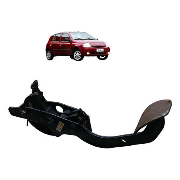 Pedal Embreagem Renault Clio 1.0 16v 2003 2005 Preto