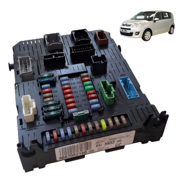 Modulo Central Bsi Citroen C3 Picasso 1.6 16v 2012 2014