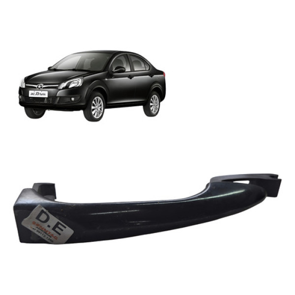 Macaneta Externa Dianteira Esquerda Jac J3 1.4 2011 Preto Dianteira