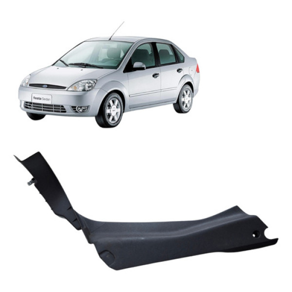 Moldura Traseira Direita Ford Fiesta Sedan 2007 1.6 8v Zetec