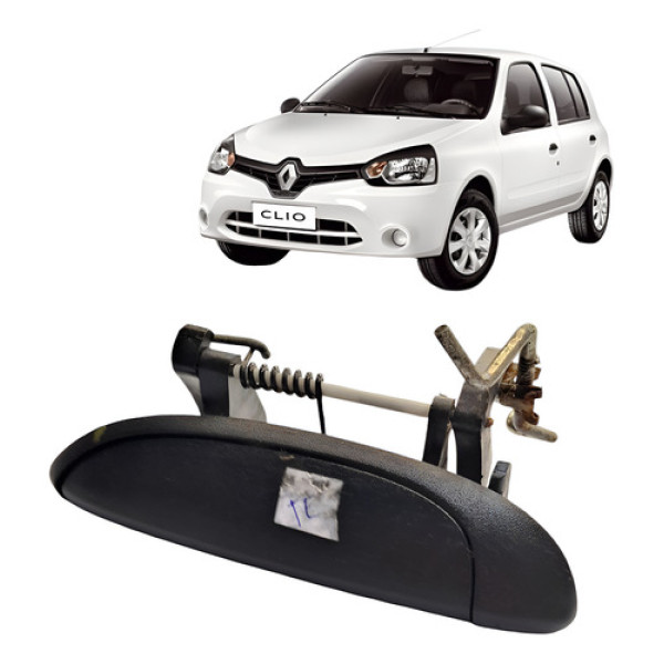 Macaneta Externa Diant Direita Renault Clio 2014 2016 Dianteira