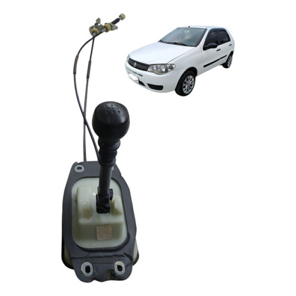 Alavanca Trambulador Marcha Fiat Palio Sapao 1.0 2007 Usado Preto