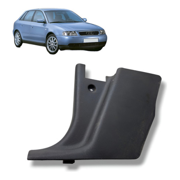 Acabamento Soleira Dianteira Esquerda Audi A3 1.8 1999 Preto