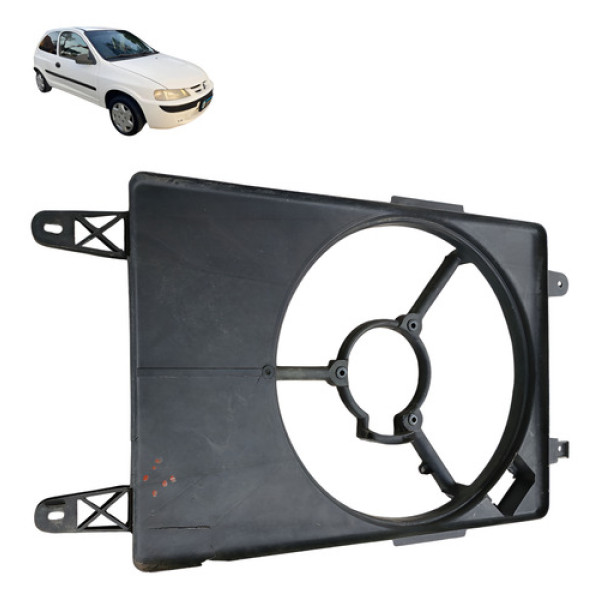 Defletor Radiador Chevrolet Celta 1.0 2p 2003 2004 Detalhe