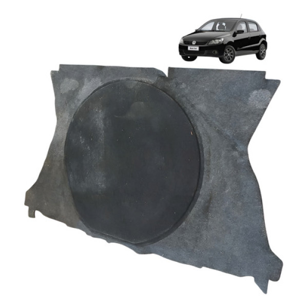 Tampao Forro Carpete Porta Mala Volkswagen Gol G5 1.6 2010 Preto